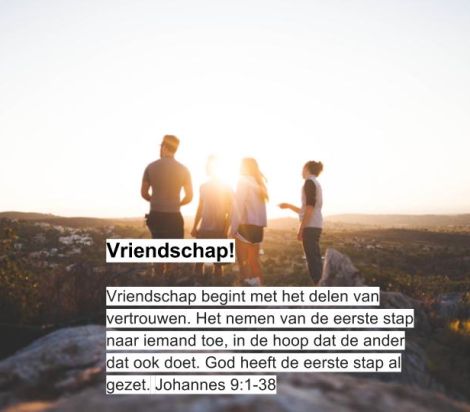 Vriendschap!