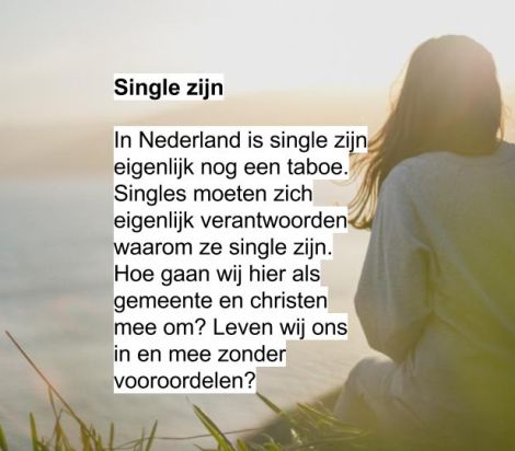 Single zijn